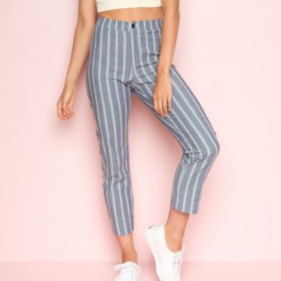 brandy melville striped pants - Picture 1 of 1